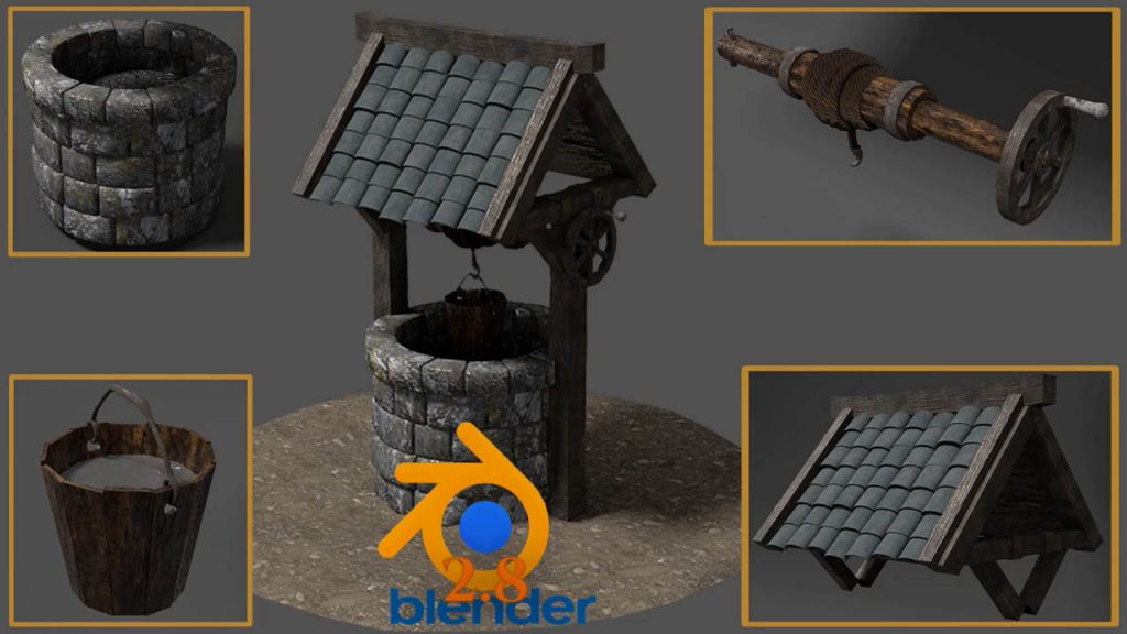 Blender制作3D游戏模型,Blender 2.8模型教程