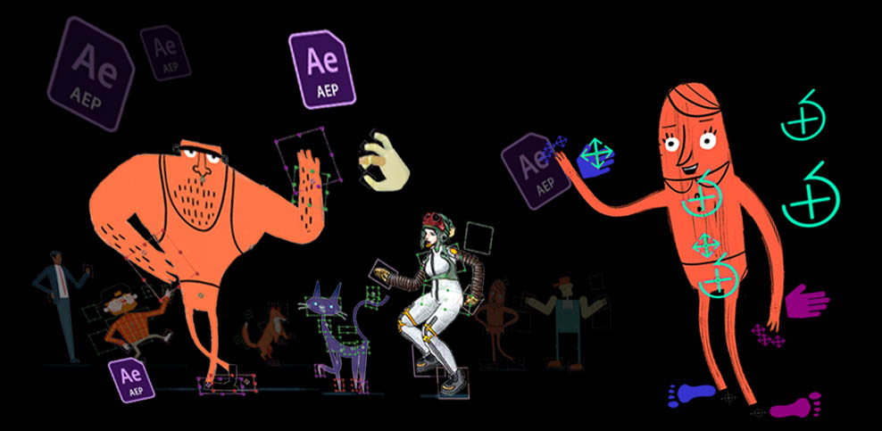 MG動畫教程 AE卡通人物角色綁定 School Of Motion Rigging Academy
