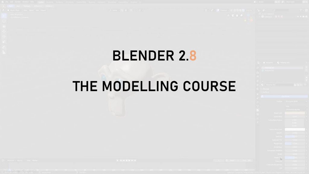 Blender 2.8初学者入门建模教程