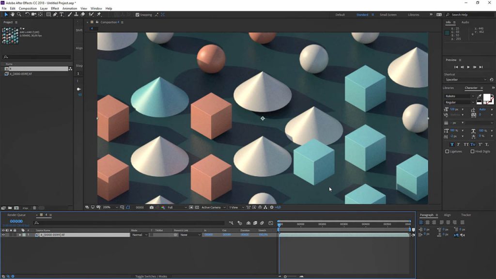 Cinema 4D 制作无限循环场景动画教程 C4D Redshift教程