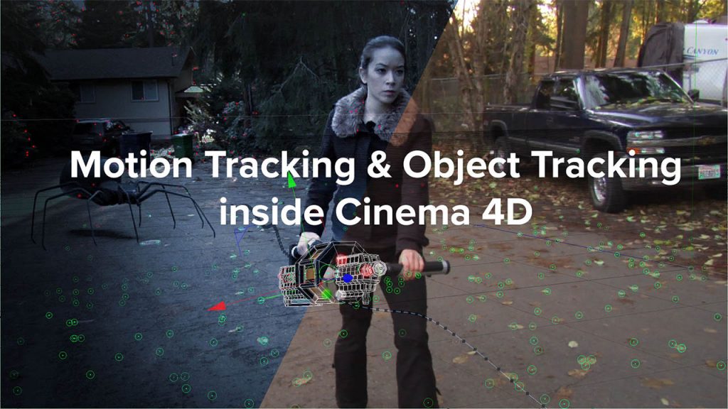 Cinema 4D运动跟踪,摄像机轨迹反求合成教程 Motion Tracking & Object Tracking inside Cinema 4D