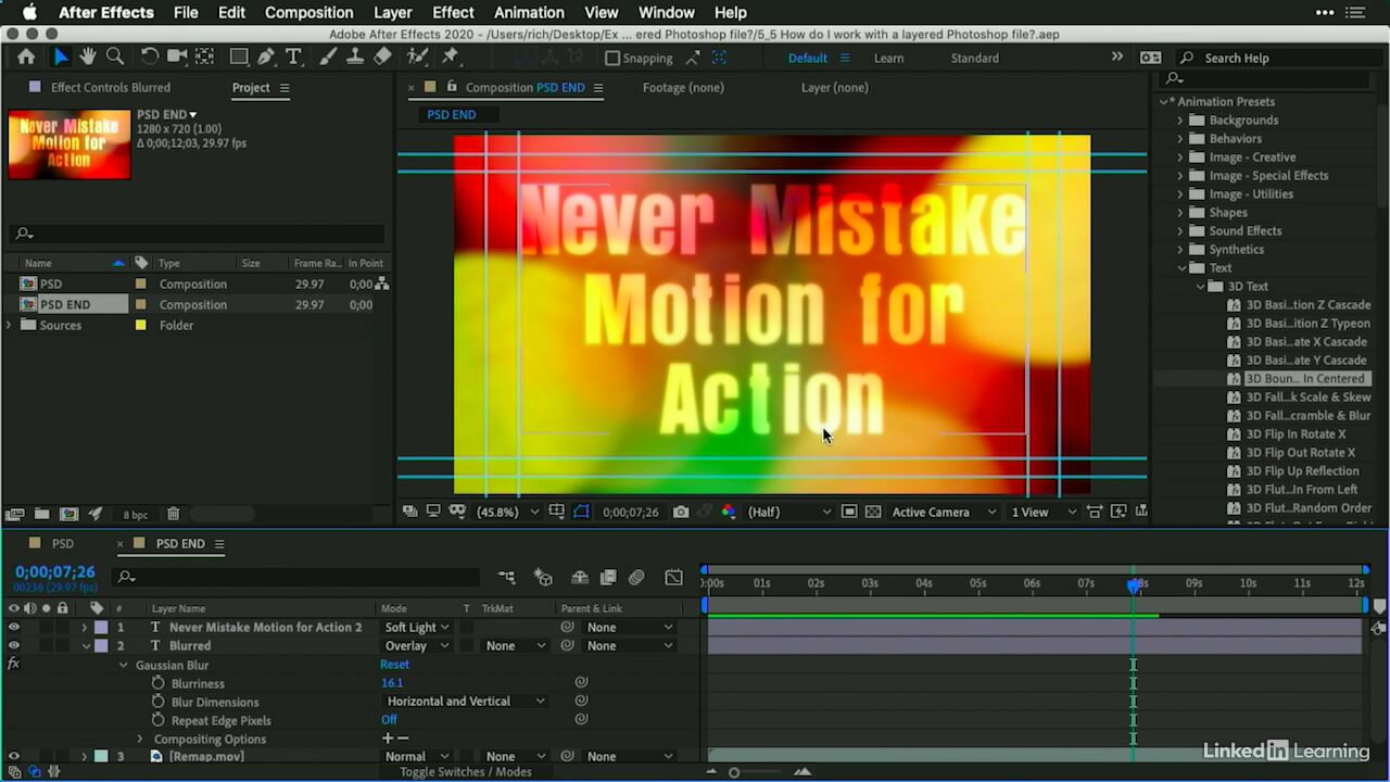 AE实拍视频处理教程 How Do I Do That in After Effects